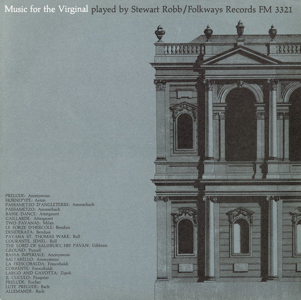 Stewart Robb – Music For The Virginal LP