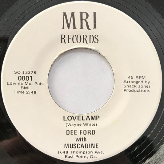 Dee Ford With Muscadine – Lovelamp / Today Is A Rock & Roll Day 7"