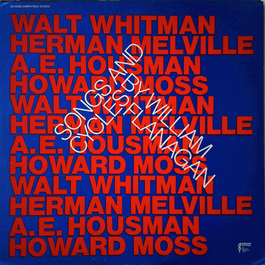 William Flanagan - Songs and Cycles by William Flanagan LP