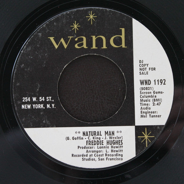 Freddie Hughes – Natural Man / I Gotta Keep My Bluff In (Promo) 7"