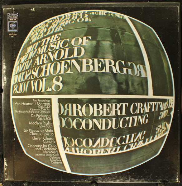 Schoenberg / Robert Craft - The Music of Arnold Schoenberg Volume 8 (2 LP)