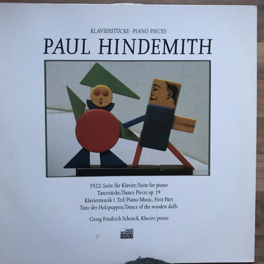Paul Hindemith – Klavierstücke • Piano Pieces LP