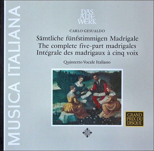 Carlo Gesualdo / Quintetto Vocale Italiano - The Complete Five-Part Madrigales (7 LP)