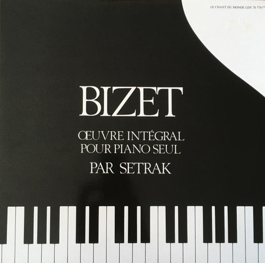 Bizet / Par Setrak - Oeurve Integral Pour Piano Seul 2LP