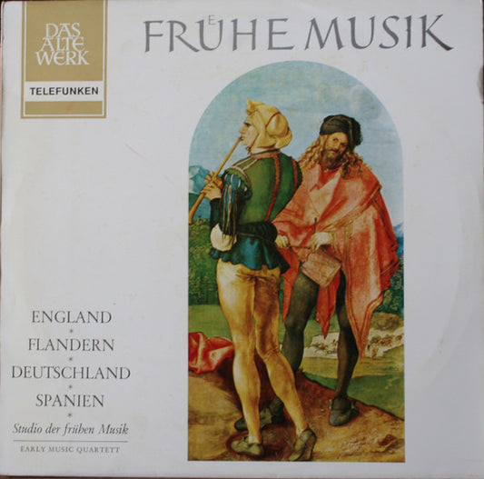 Early Music Quartett - Frühe Musik In England, Flandern, Deutschland Und Spanien LP