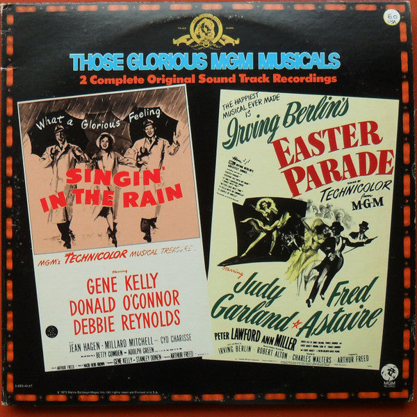 Soundtrack – Those Glorious MGM Musicals - Singin' In The Rain And Easter Parade 2LP