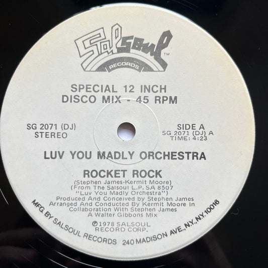 Luv You Madly Orchestra – Rocket Rock / Moon Maiden (Promo) 12"