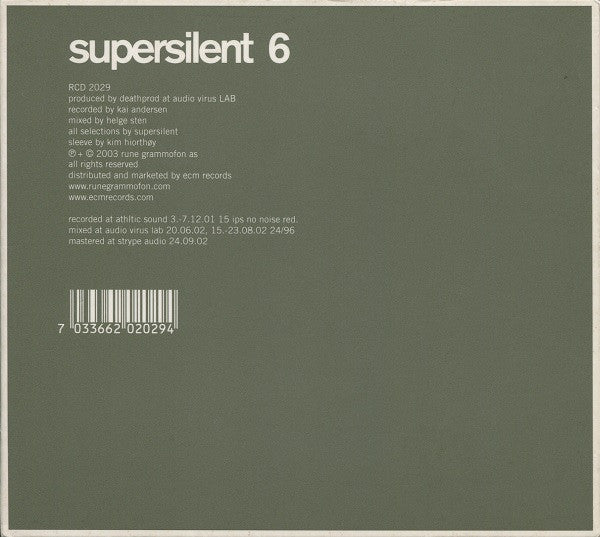 Supersilent – 6 CD