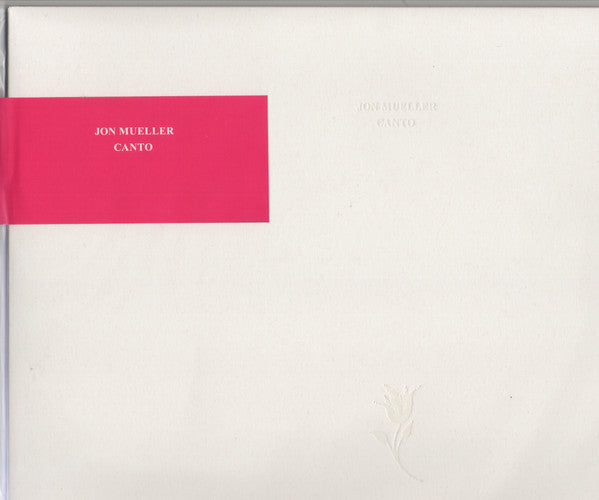 Jon Mueller – Canto (Red Marbled) LP