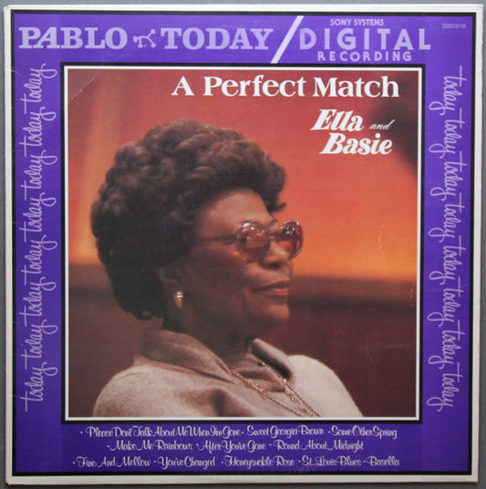 Ella Fitzgerald & Count Basie - A Perfect Match (Red vinyl) LP