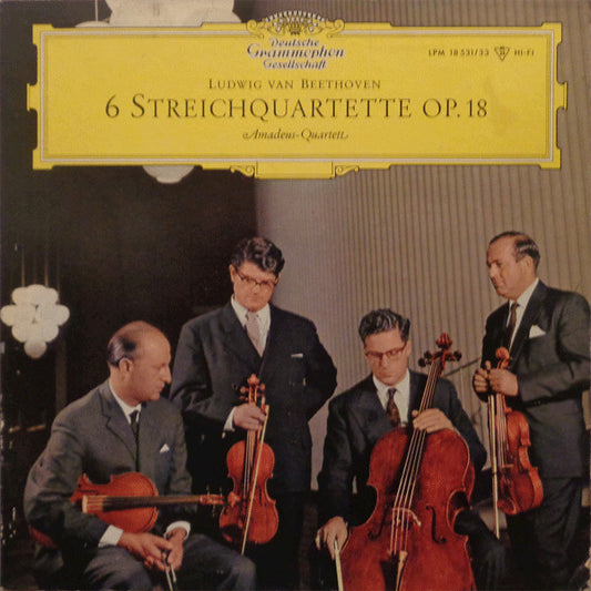 Beethoven / Amadeus-Quartett – 6 Streichquartette Op. 18 3LP
