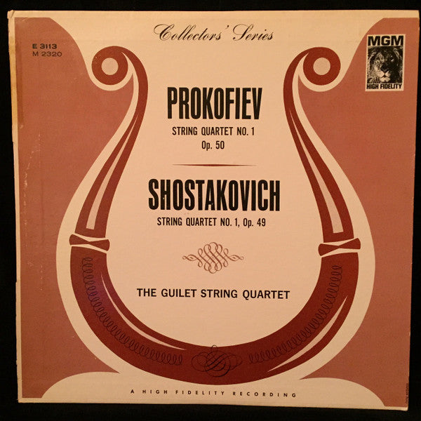 Guilet String Quartet - Prokofiev & Shostakovich String Quartets LP
