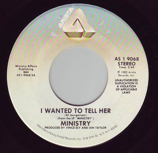 Ministry – I Wanted To Tell Her / A Walk In The Park 7"