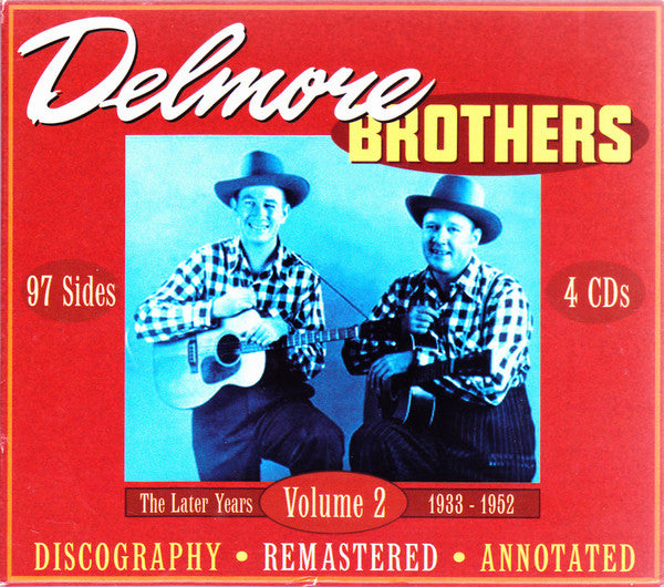 Delmore Brothers* – Volume 2 - The Later Years 1933-1952 CD BOX SET
