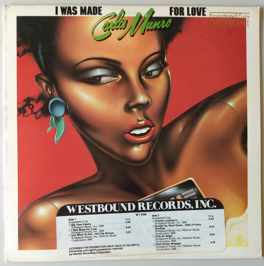 Carlis Munro – I Was Made For Love LP