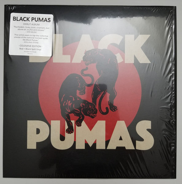 Black Pumas – Black Pumas (Red/Black Split Vinyl)  LP