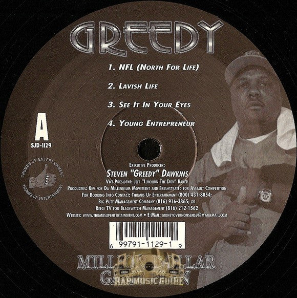 Greedy, Greedy & Big 12 The Ball Hog – Million Dollar Game Plan - EP / Millionaire's Misson - EP