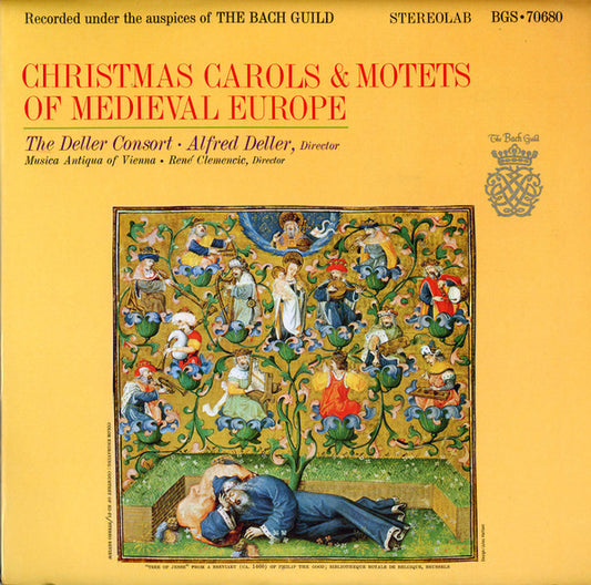 Alfred Deller, The Deller Consort – Christmas Carols & Motets Of Medieval Europe LP