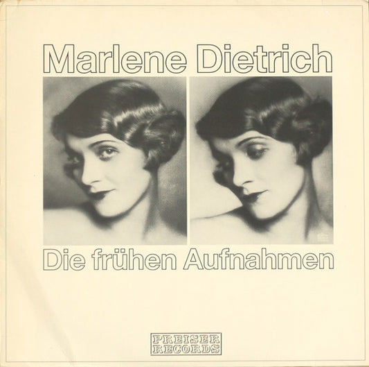Marlene Dietrich – Die Frühen Aufnahmen LP