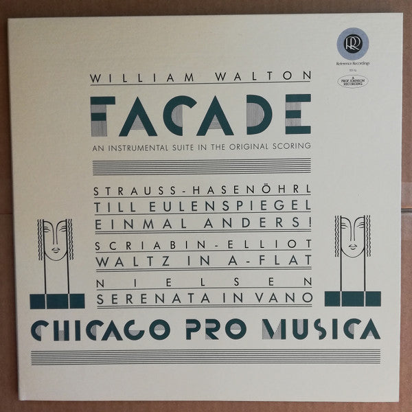 William Walton, Chicago Pro Musica – Facade LP