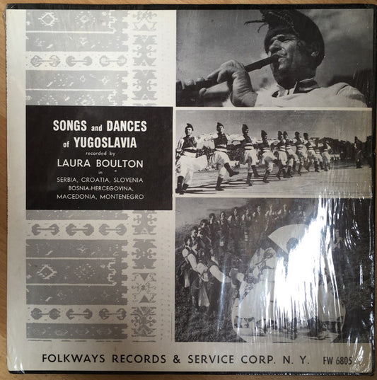 Various, Laura Boulton – Songs And Dances Of Yugoslavia 10"