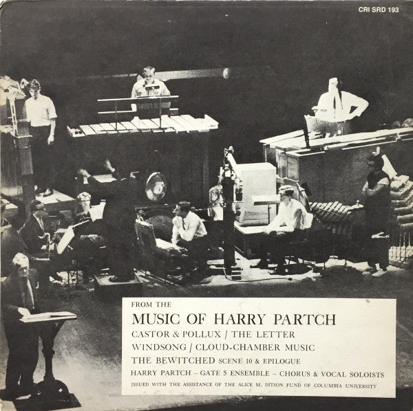 Harry Partch - From The Music Of Harry Partch LP