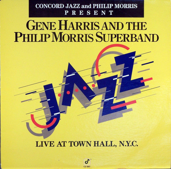 Gene Harris And The Philip Morris Superband – Live At Town Hall, N.Y.C. LP