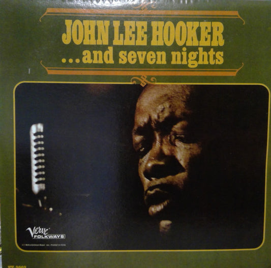 John Lee Hooker – ... And Seven Nights LP