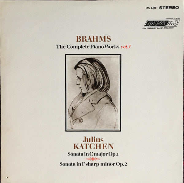 Brahms / Julius Katchen – The Complete Piano Works Vol. 3 LP