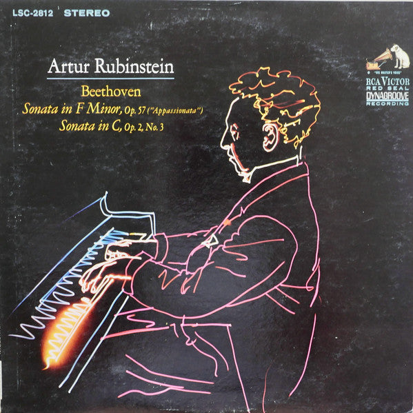 Artur Rubinstein, Beethoven – Sonata In F Minor, Opus 57 ("Appassionata") / Sonata In C, Opus 2, No. 3 LP