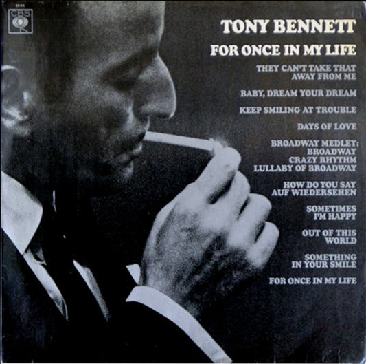 Tony Bennett – For Once In My Life LP