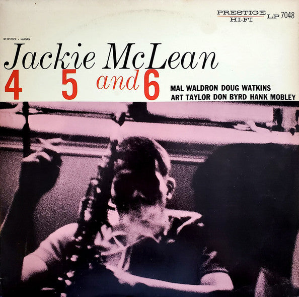 Jackie McLean – 4, 5 And 6 MONO LP