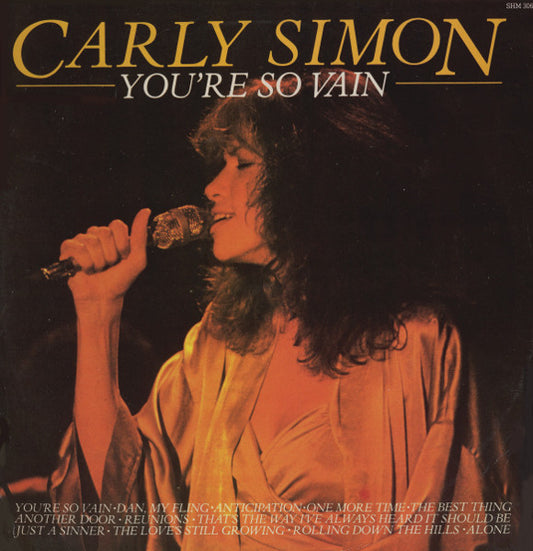 Carly Simon – You're So Vain LP