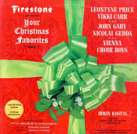Various - Firestone Presents Your Christmas Favorites Volume 7 LP