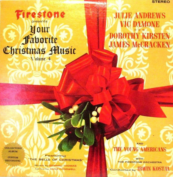 Julie Andrews, Vic Damone – Firestone Presents Your Favorite Christmas Music Volume 4 LP