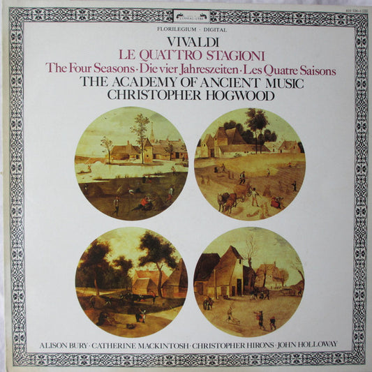 Vivaldi, Christopher Hogwood – Le Quattro Stagioni / The Four Seasons LP