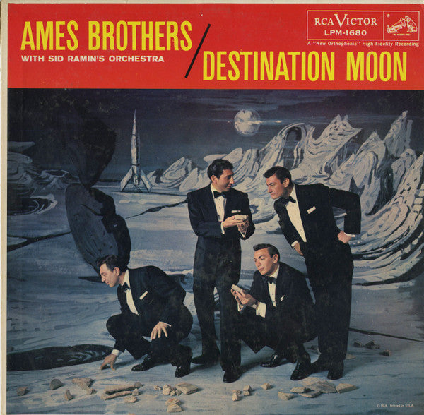 The Ames Brothers With Sid Ramin's Orchestra – Destination Moon LP