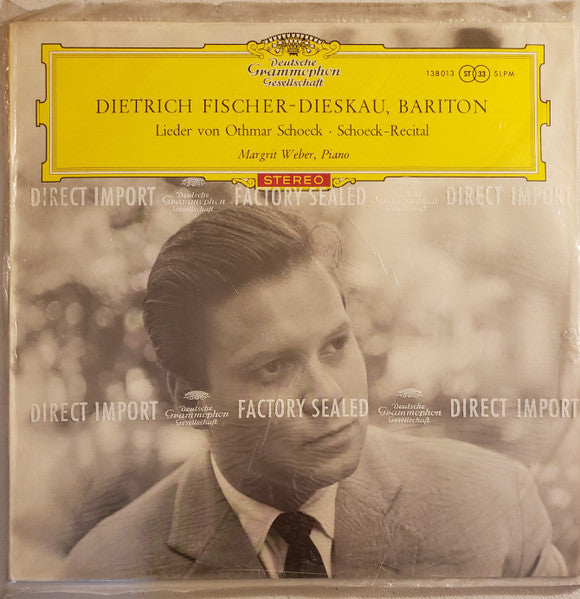 Dietrich Fischer-Dieskau, Margrit Weber, Othmar Schoeck – Lieder Von Othmar Schoeck • Schoeck-Recital LP