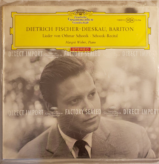 Dietrich Fischer-Dieskau, Margrit Weber, Othmar Schoeck – Lieder Von Othmar Schoeck • Schoeck-Recital LP