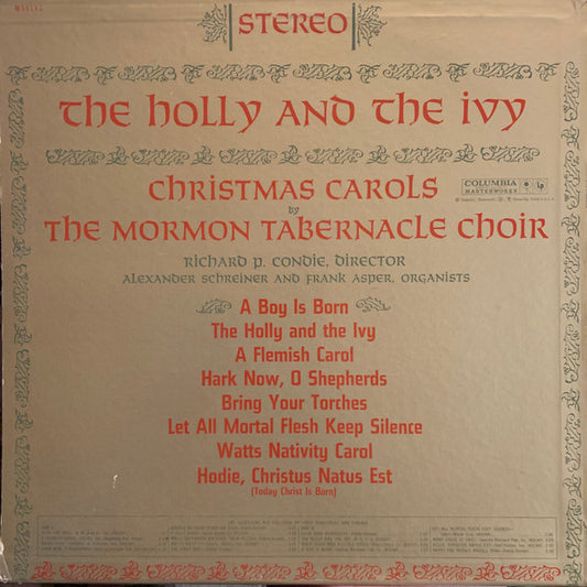 Mormon Tabernacle Choir - The Holly And The Ivy LP