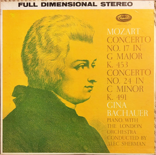 Mozart, The London Orchestra – Concerto No. 17 In G Major K. 453 And Concerto No. 24 In C Minor K. 491 LP