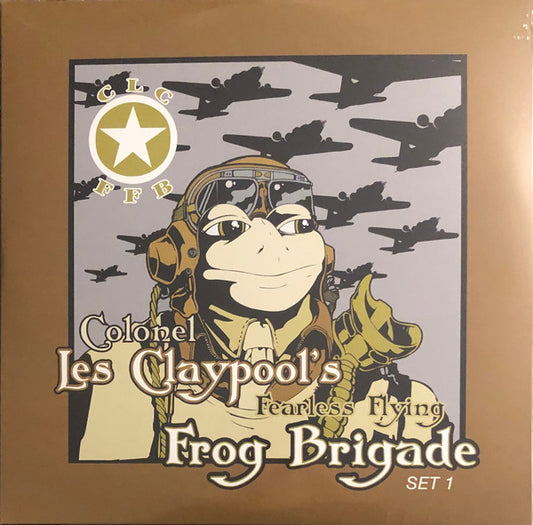 Colonel Les Claypool's Fearless Flying Frog Brigade – Live Frogs Set 1 & 2 (Lime Green Splatter) 3LP