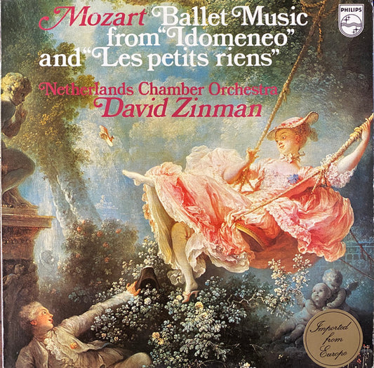 Wolfgang Amadeus Mozart – Ballet Music From "Idomeneo" And "Les Petits Riens" LP