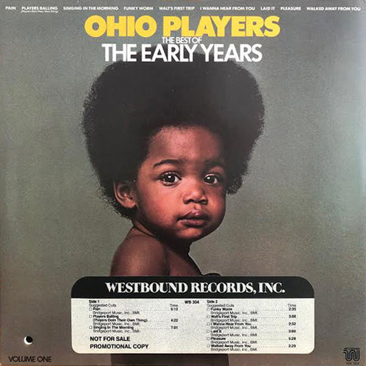Ohio Players – The Best Of The Early Years Volume One (Promo) LP
