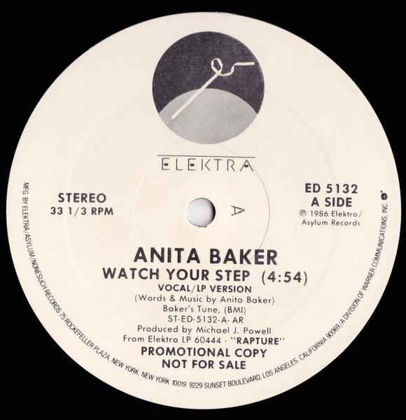 Anita Baker - Watch Your Step 12"