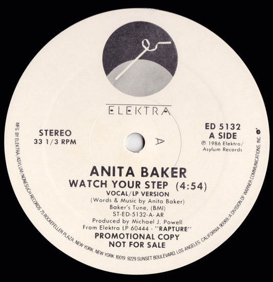 Anita Baker - Watch Your Step 12"
