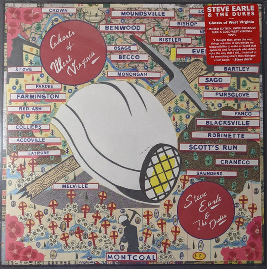 Steve Earle & The Dukes – Ghosts Of West Virginia (Blue and gold vinyl) LP
