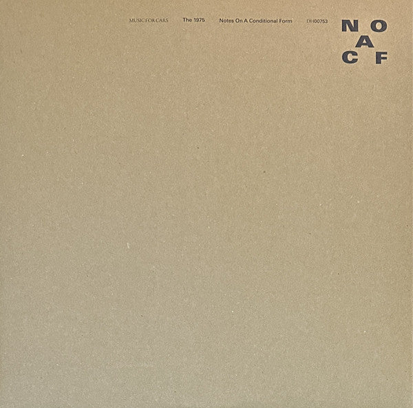 The 1975 – Notes On A Conditional Form (Clear) 2LP
