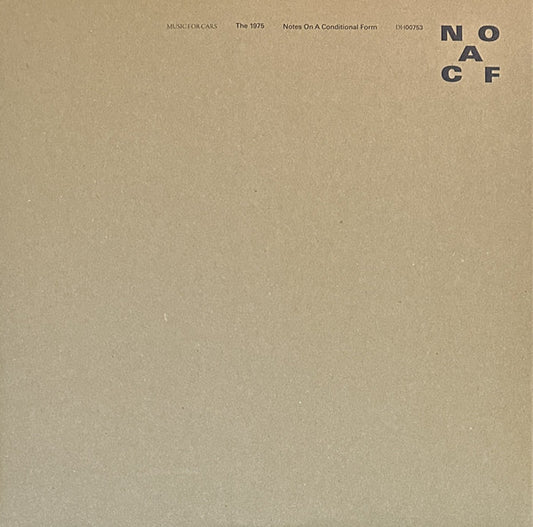 The 1975 – Notes On A Conditional Form (Clear) 2LP