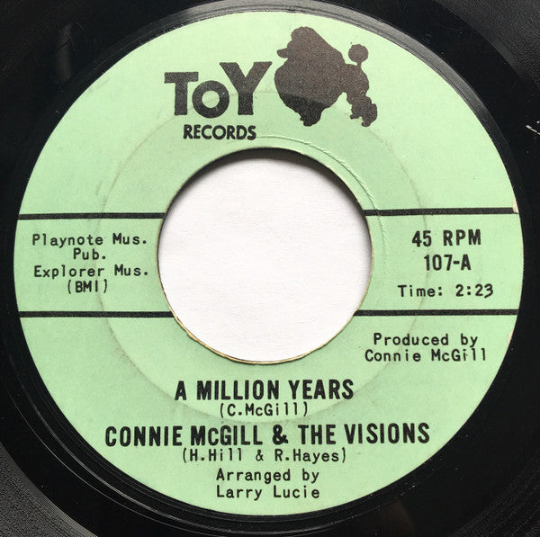 Connie McGill & The Visions – A Million Years 7"